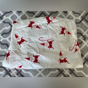 Pottery Barn Kids West Elm Santa Christmas Crib Baby Nursery Sheet